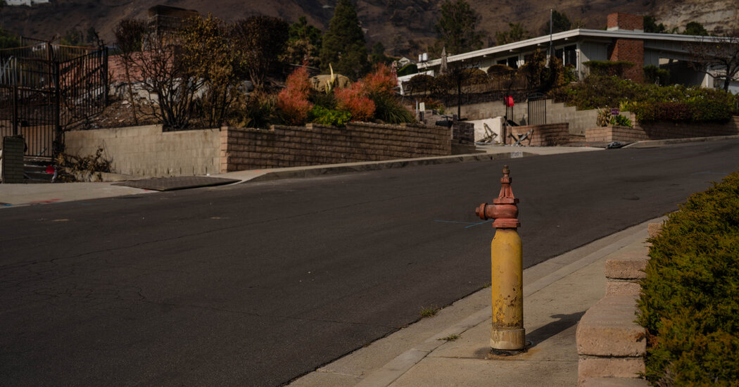 Los Angeles Had Substandard Hydrants Near Devastating Fire’s Starting Point