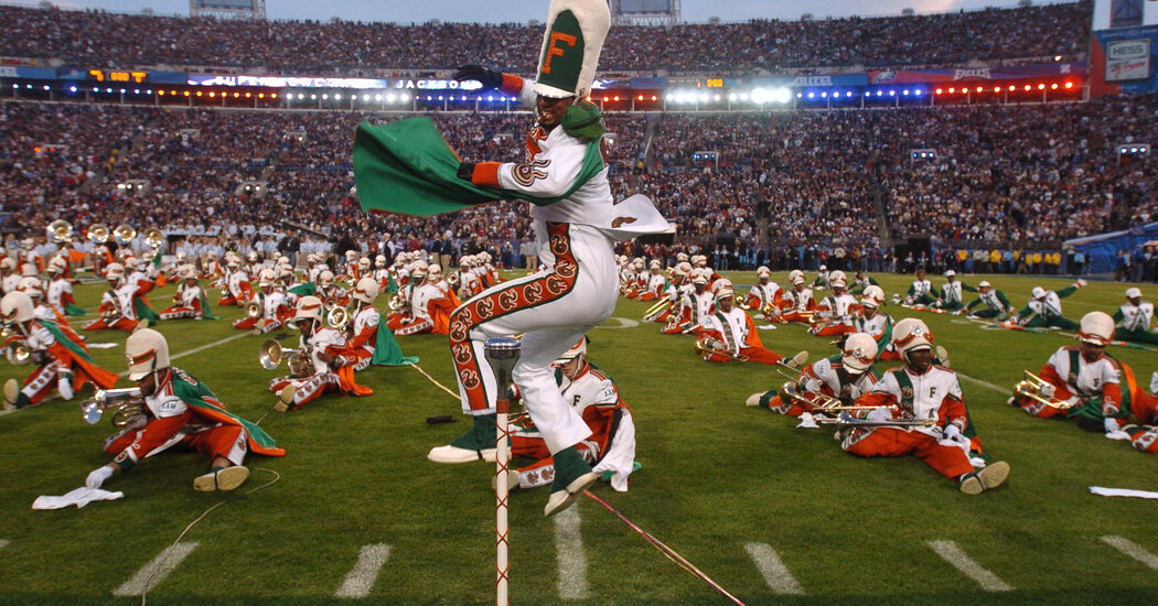 Dynamic Black Marching Bands Are Super Bowl Stalwarts