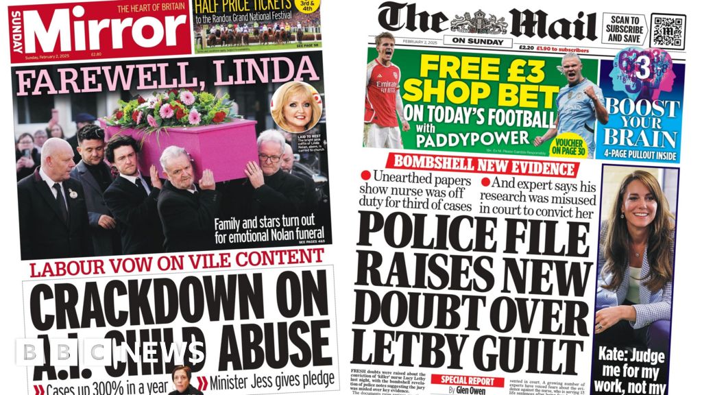 ‘New doubt over Letby guilt’ and ‘crackdown on AI child abuse’