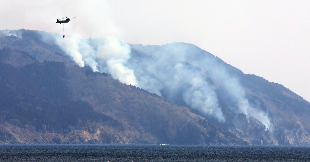 Japan Fights Its Largest Wildfire in More Than 30 Years