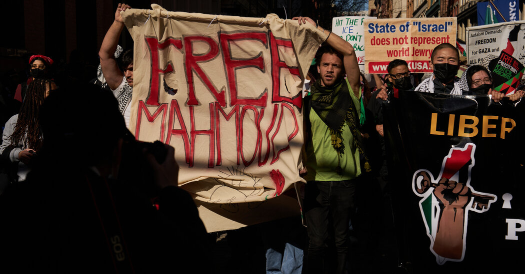 New Yorkers Protest as White House Defends Arrest of Mahmoud Khalil at Columbia